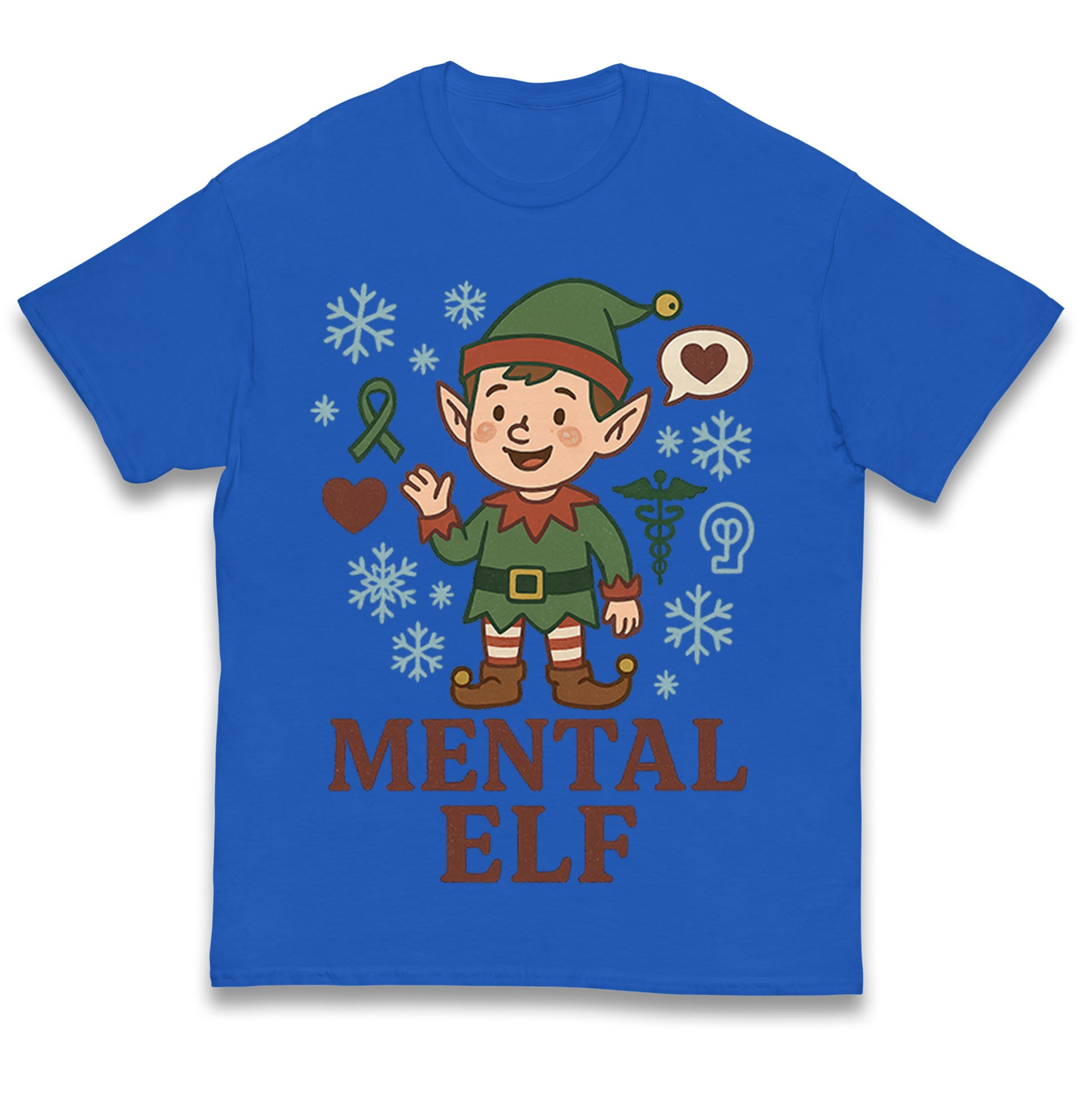 Mental Health Christmas Kids T Shirt