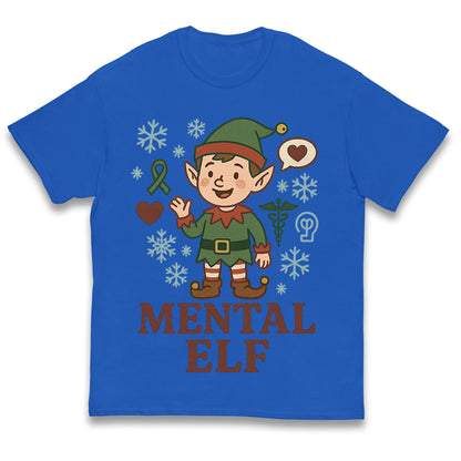 Mental Health Christmas Kids T Shirt