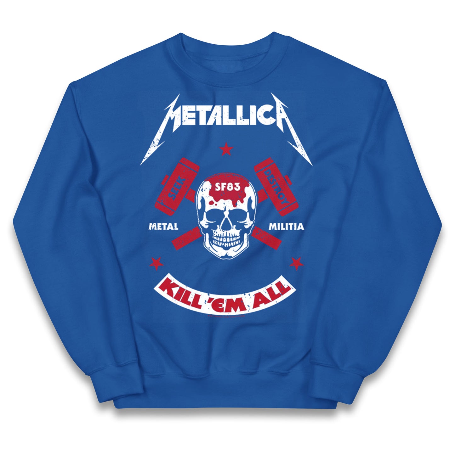 Metallica Seek Destroy Kids Jumper