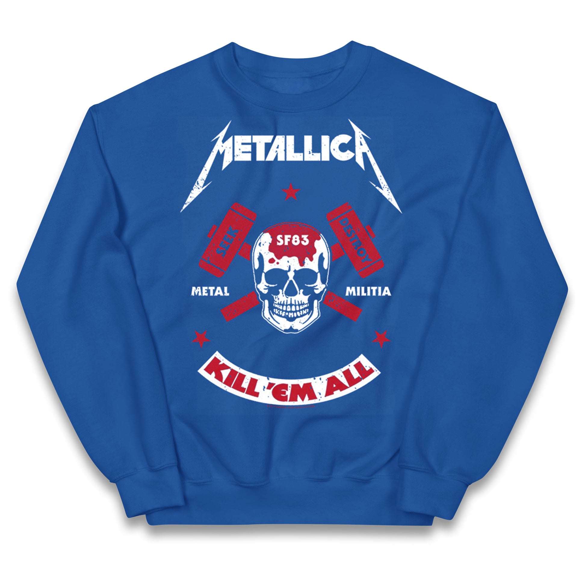 Metallica Seek Destroy Kids Jumper