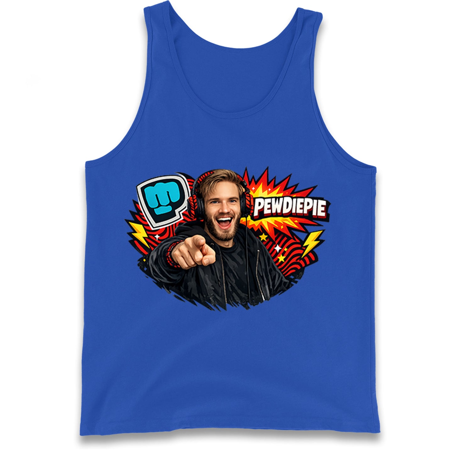 PewDiePie YouTuber Tank Top 