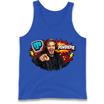 PewDiePie YouTuber Tank Top 