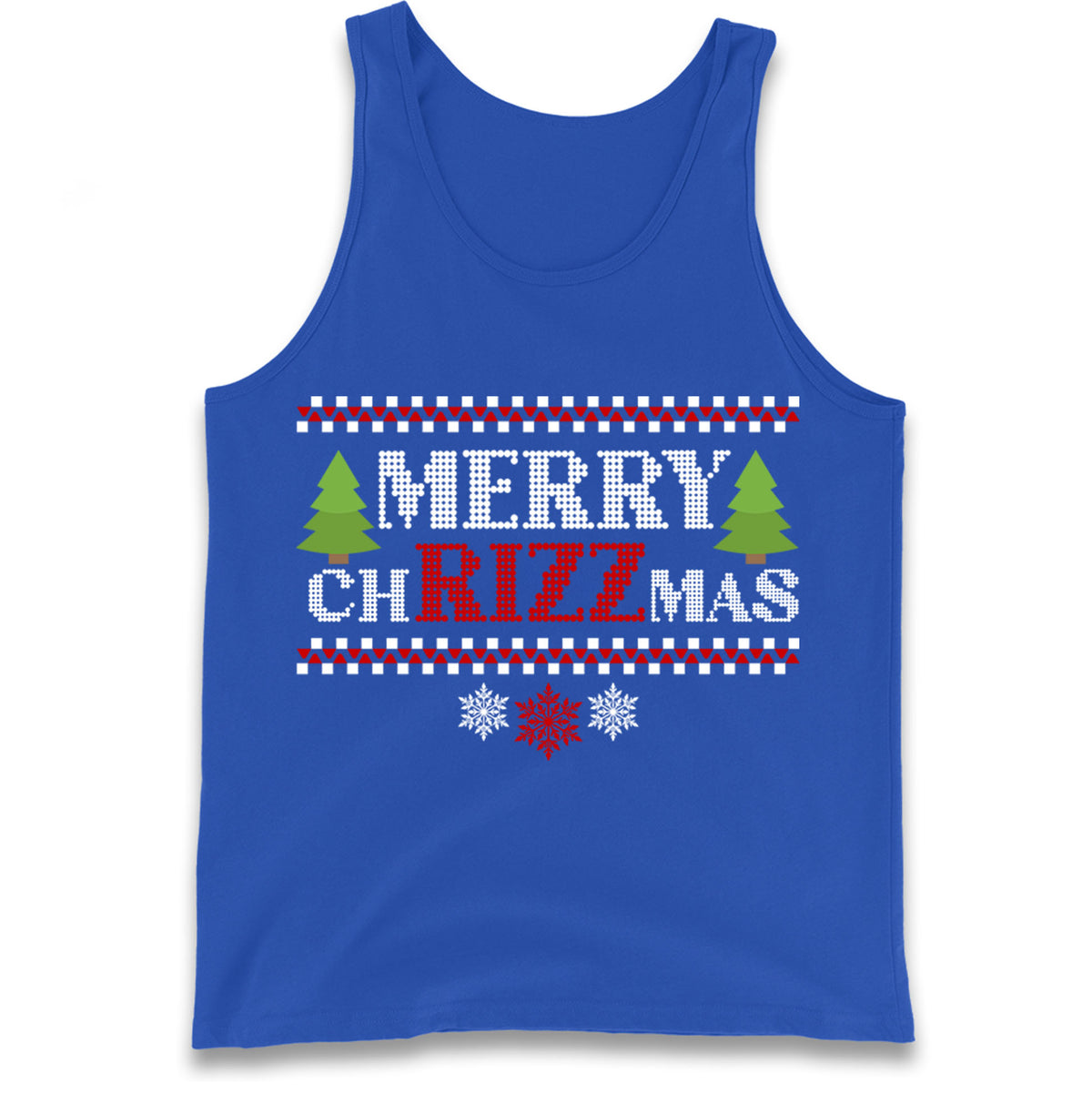 merry christmas tree tank top