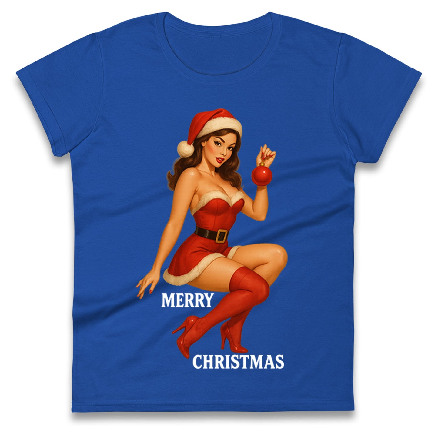 Merry Christmas Sexy Christmas Ladies Shirt
