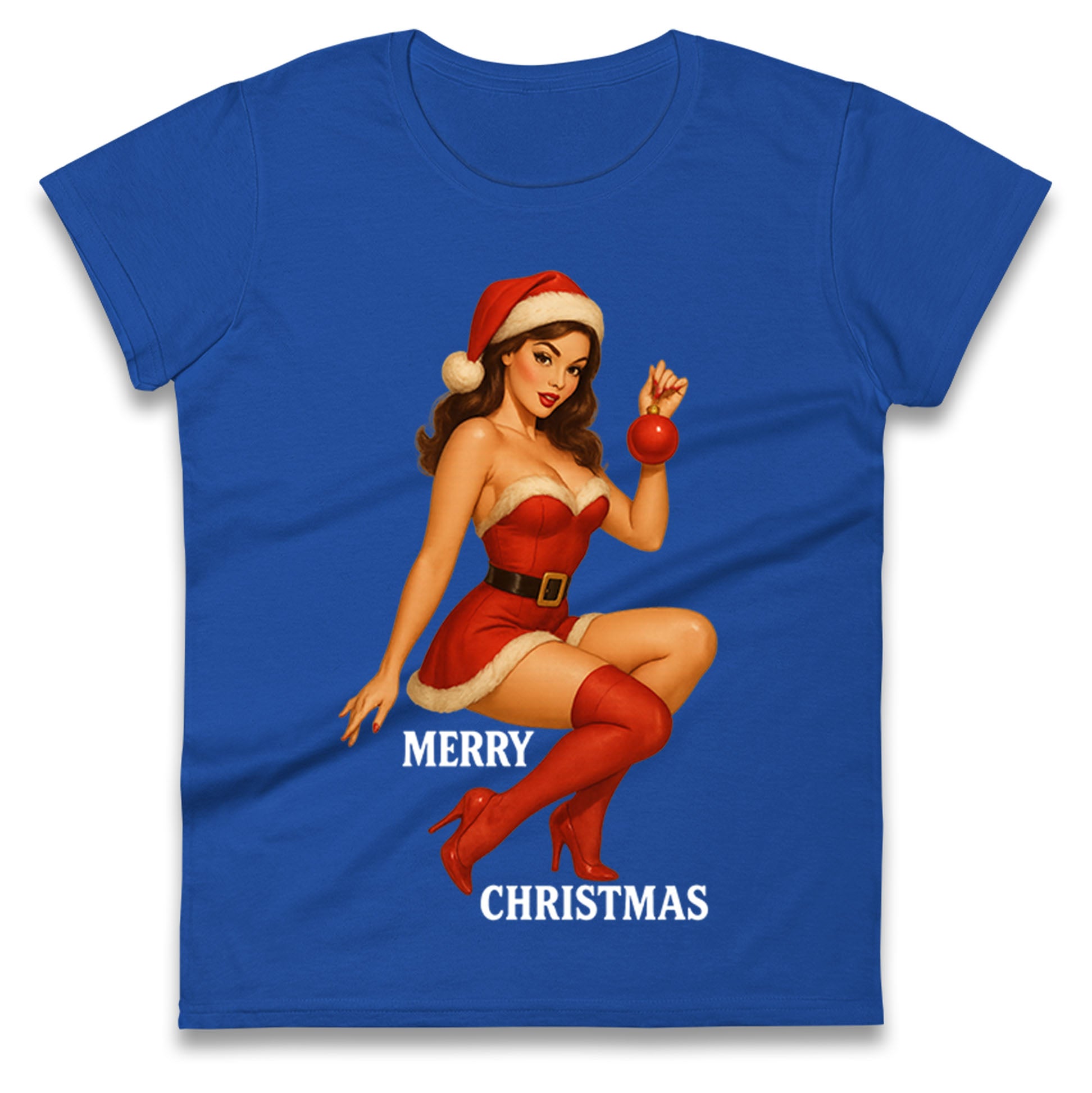 Merry Christmas Sexy Christmas Ladies Shirt
