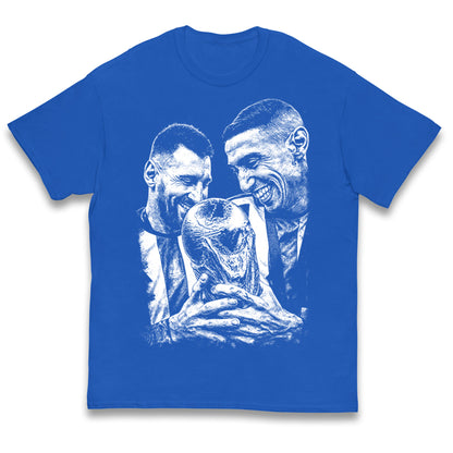 Lionel Messi Angel Di Maria Kids T Shirt
