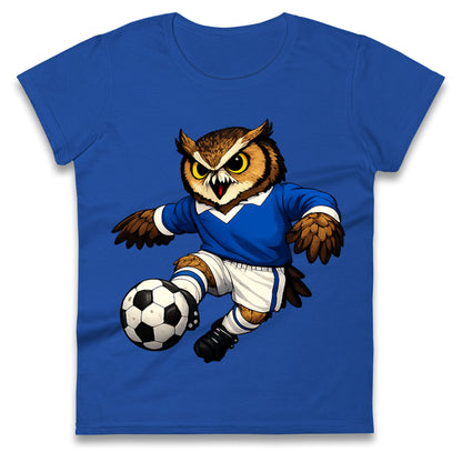 Retro Oldham Football Ladies T Shirt