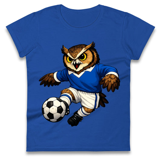 Retro Oldham Football Ladies T Shirt