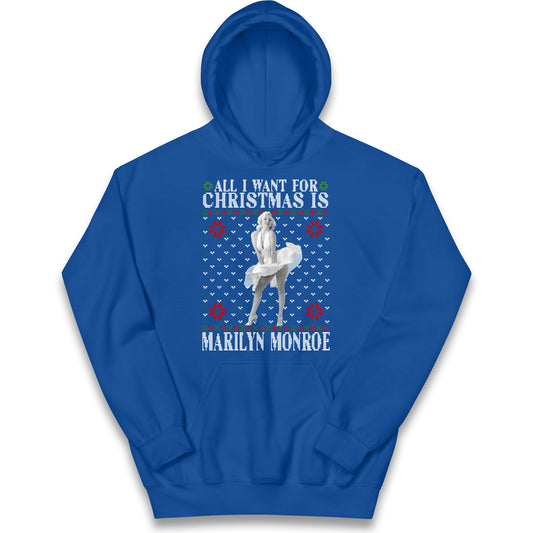 marilyn monroe christmas hoodie