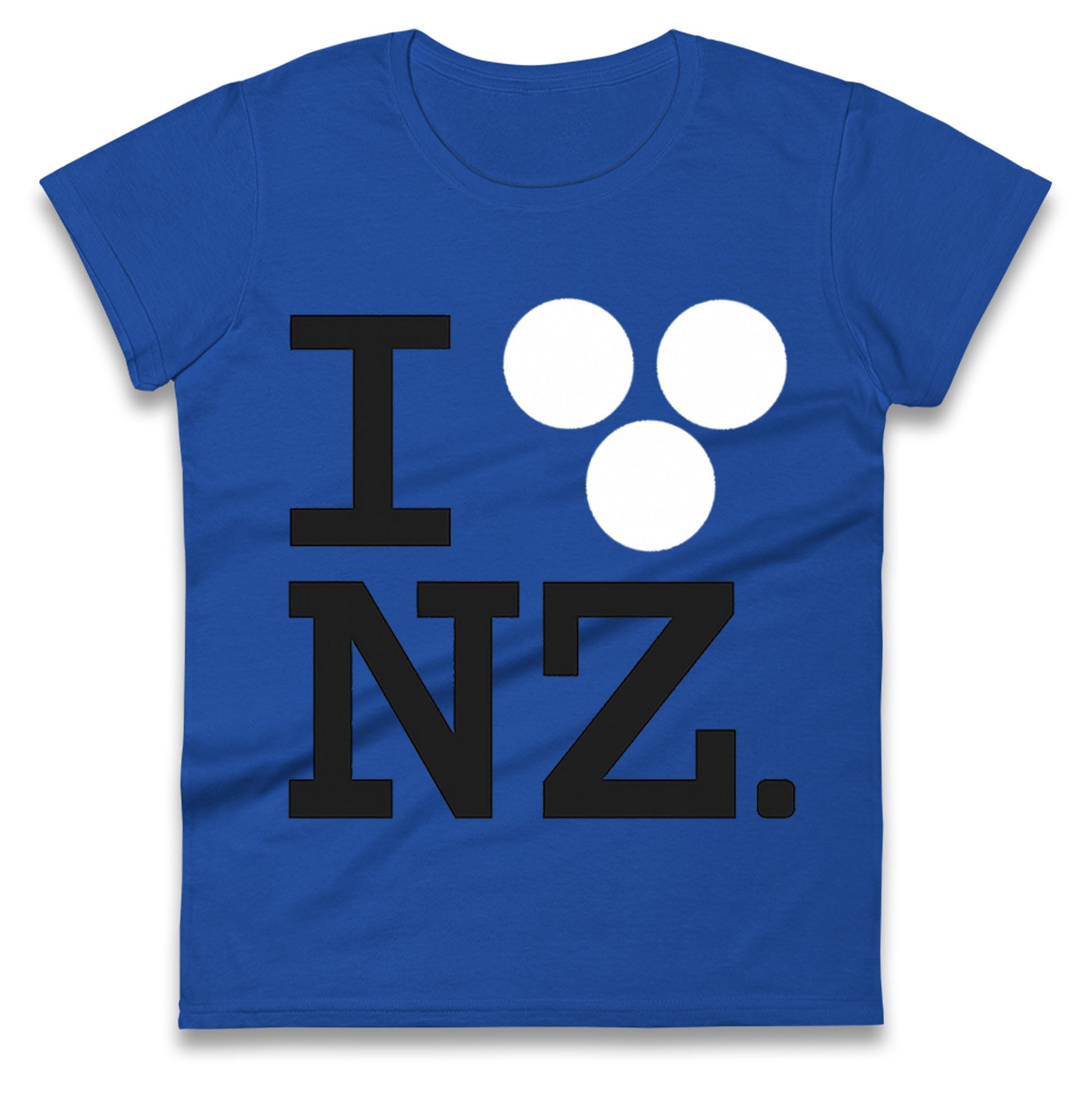 I Love NZ Orlando Bloom Huffer Ladies T Shirt