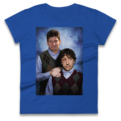 Brian Laws Ivano Bonetti Grimsby Town Step Brothers Ladies T Shirt
