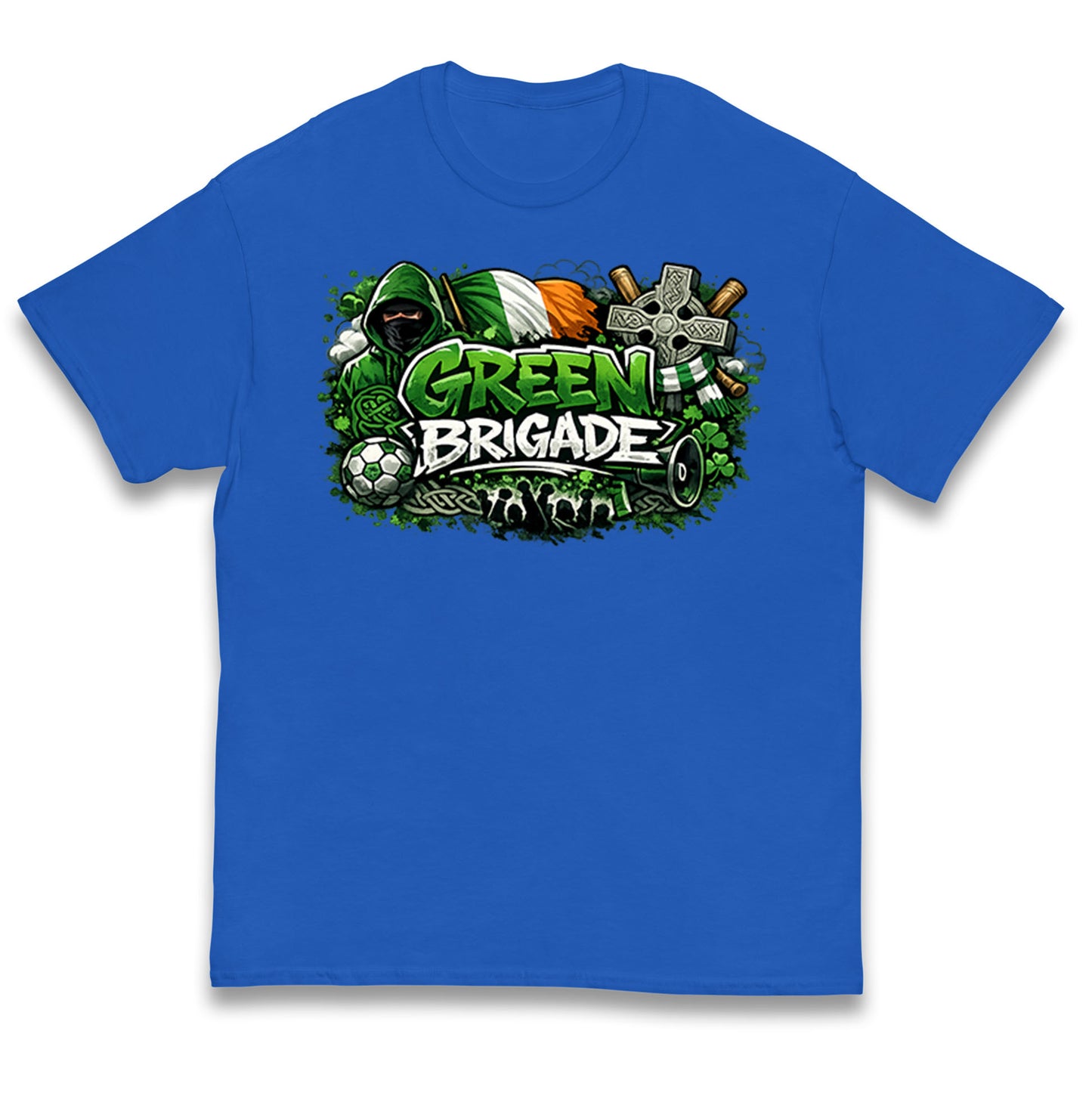 Celtic Green Brigade Football Kids T Shirt