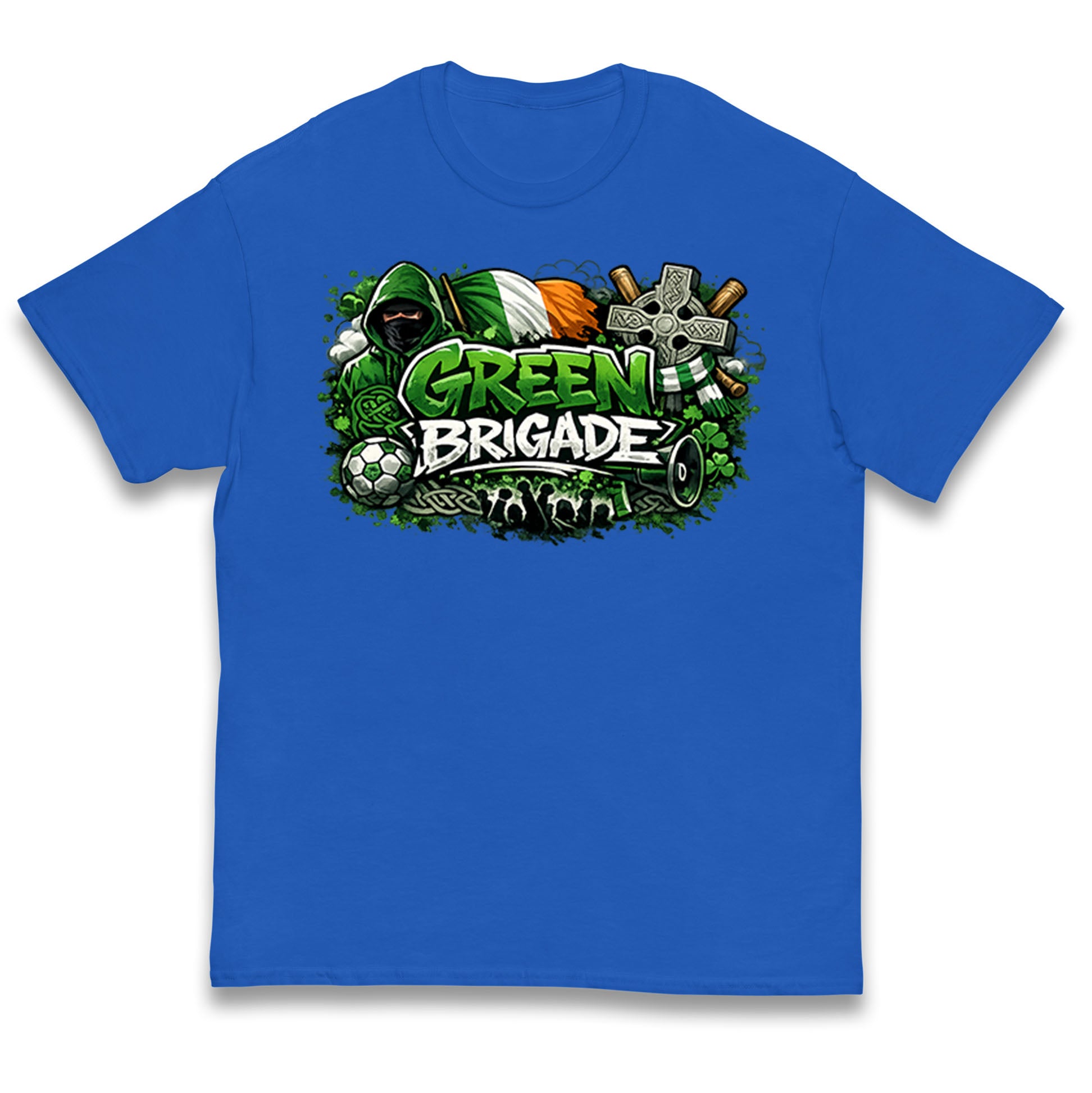 Celtic Green Brigade Football Kids T Shirt