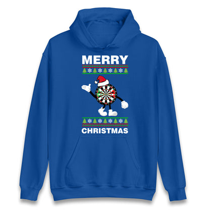 dartboard christmas santa costume hoodie