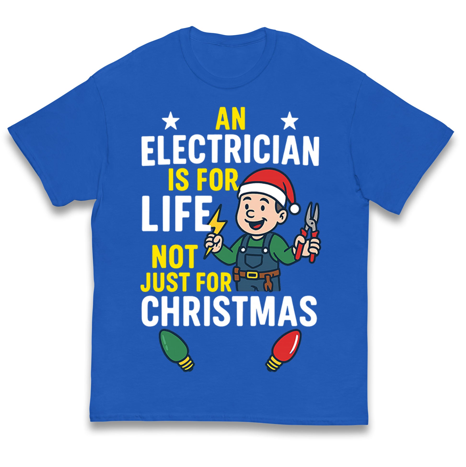 Electrician Christmas Kids T Shirt