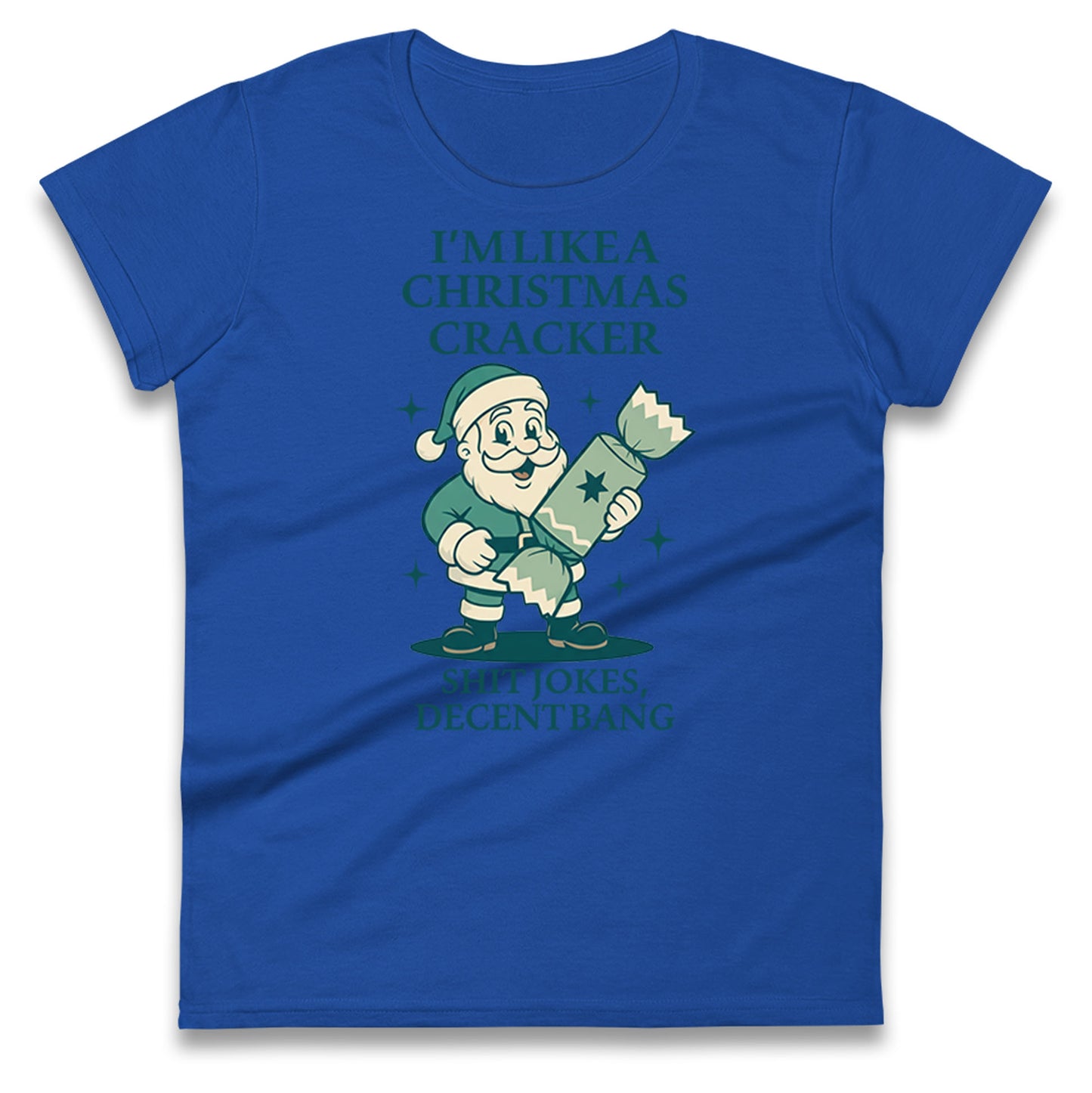 Christmas crackers Ladies T Shirt