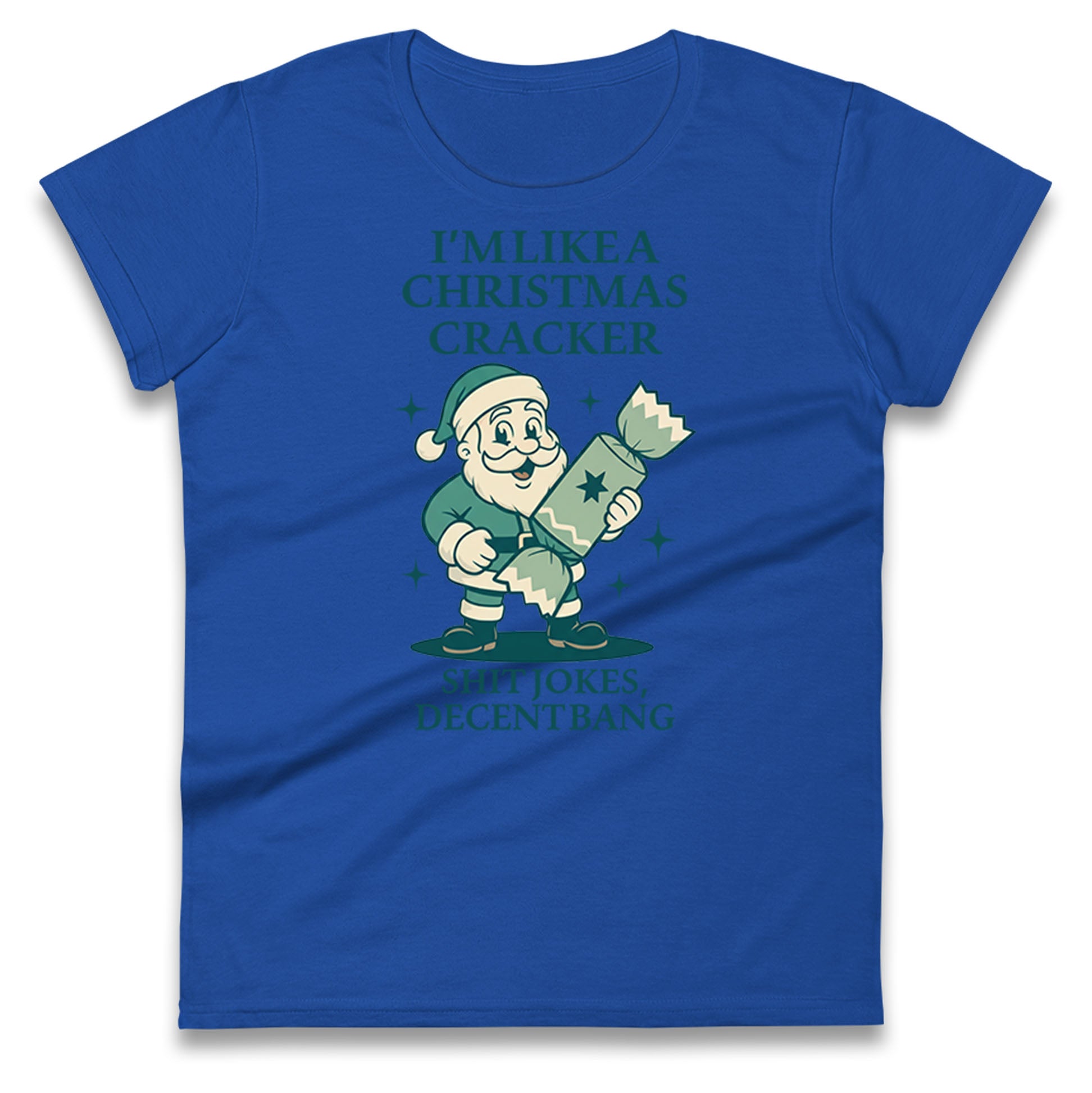 Christmas crackers Ladies T Shirt
