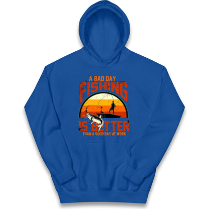 I love fishing Kids Hoodie
