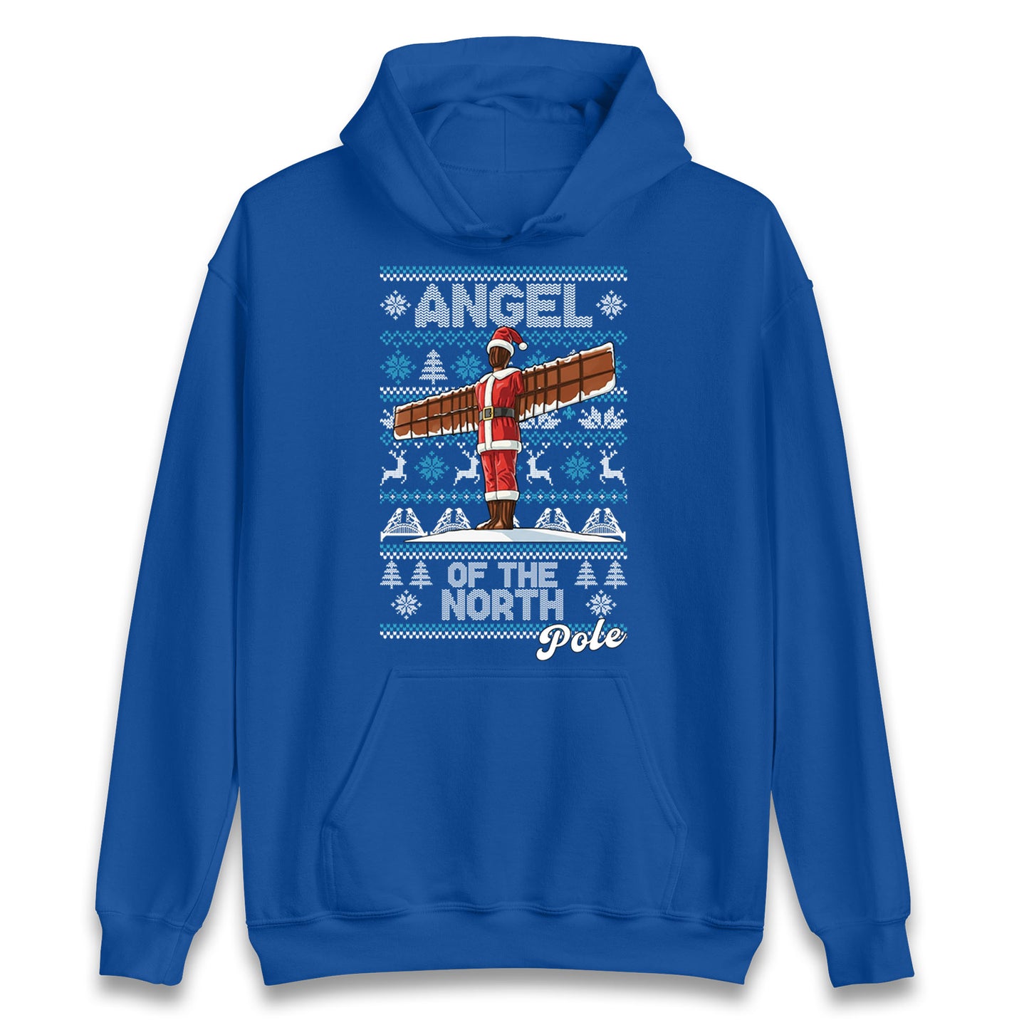 Angel Of The North Pole Christmas Hoodie