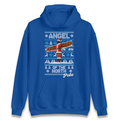 Angel Of The North Pole Christmas Hoodie