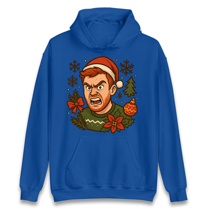 Angry Ginge Christmas Hoodie 