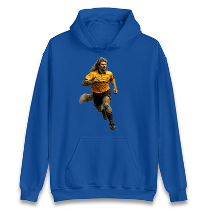 Retro John The Wolf Wolves Football Hoodie