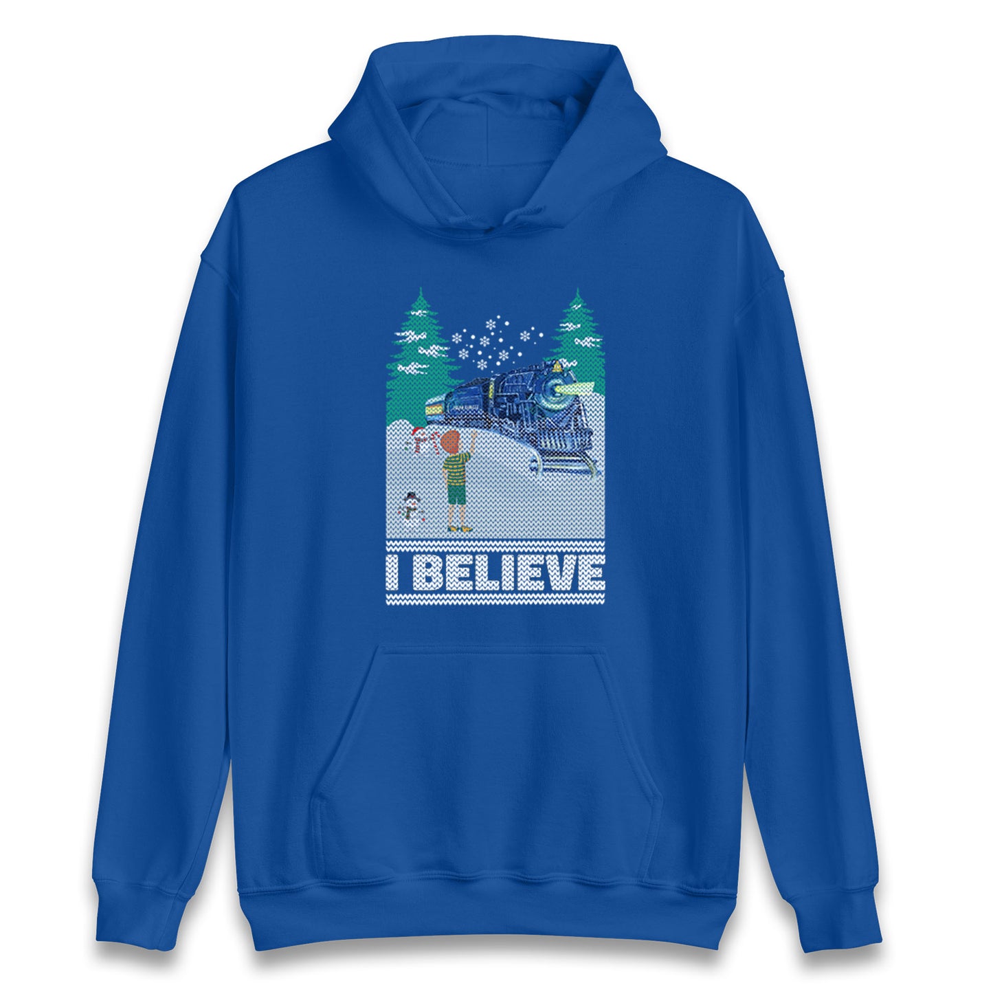 I Beleive Polar Express Christmas Unisex Hoodie