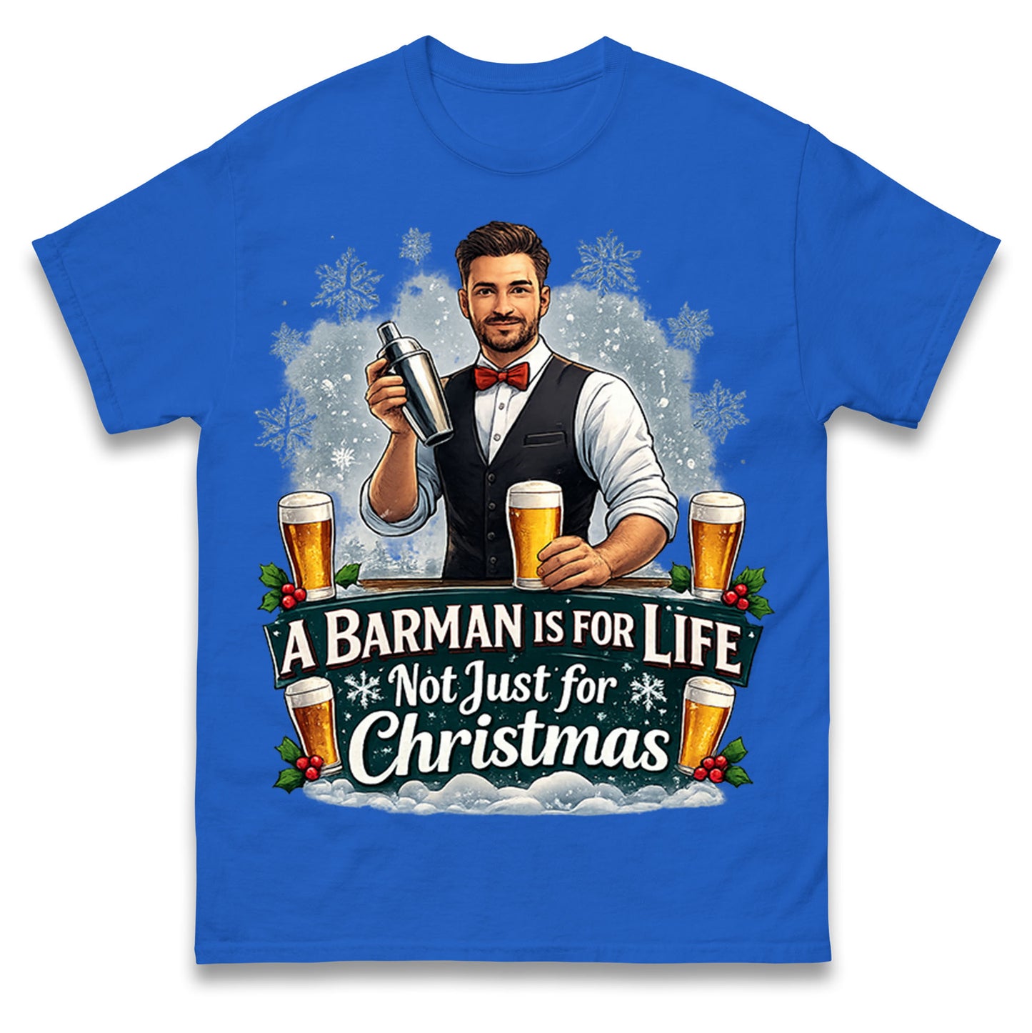 Barman Christmas T Shirt