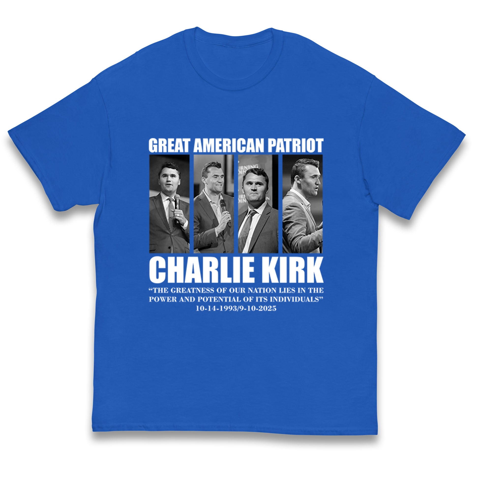 Charlie Kirk Kids T Shirt