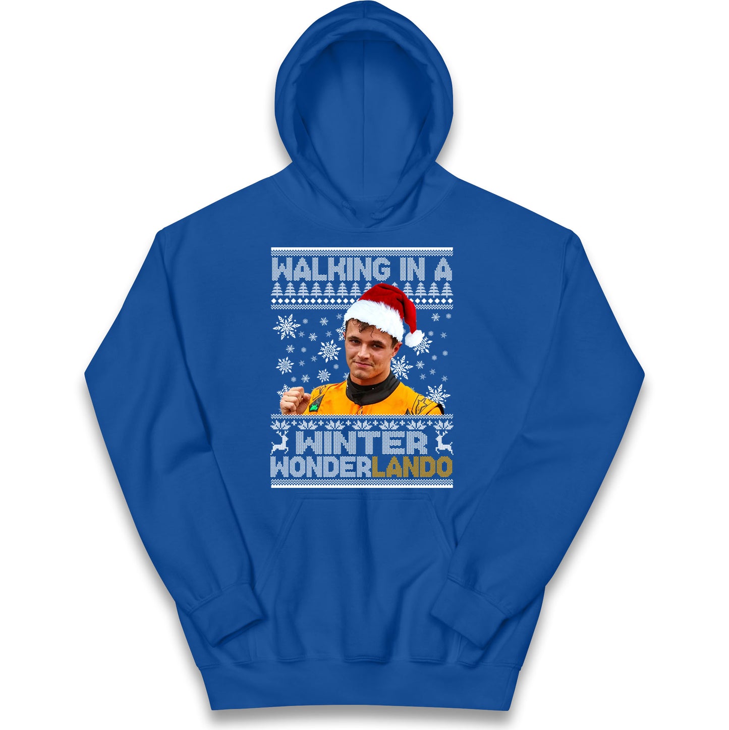 Lando Norris Christmas Kids Hoodie
