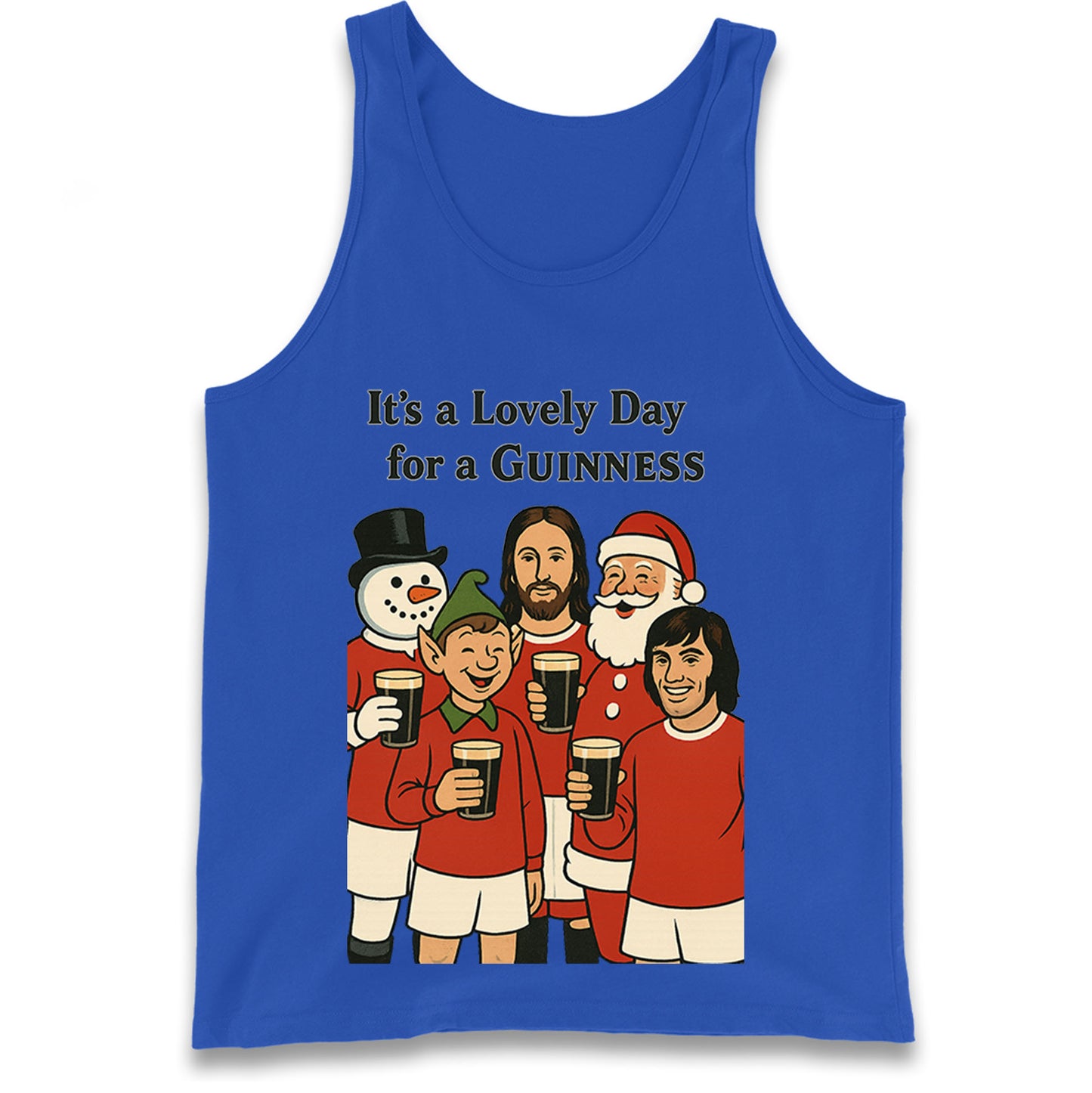 Man United Christmas Tank Top