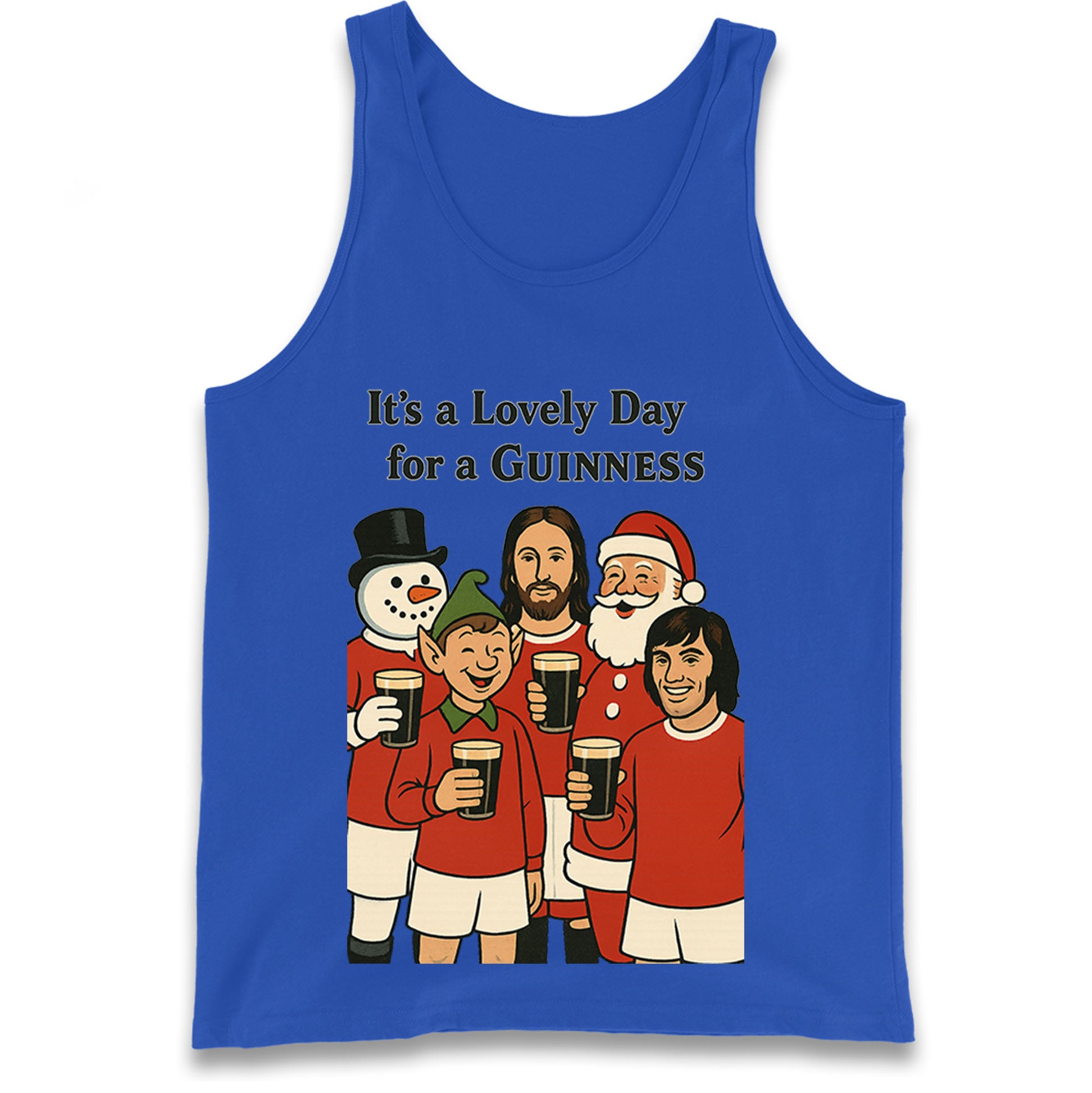 Man United Christmas Tank Top