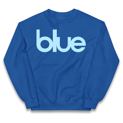 Blue Blur Robbie Williams Kids Jumper