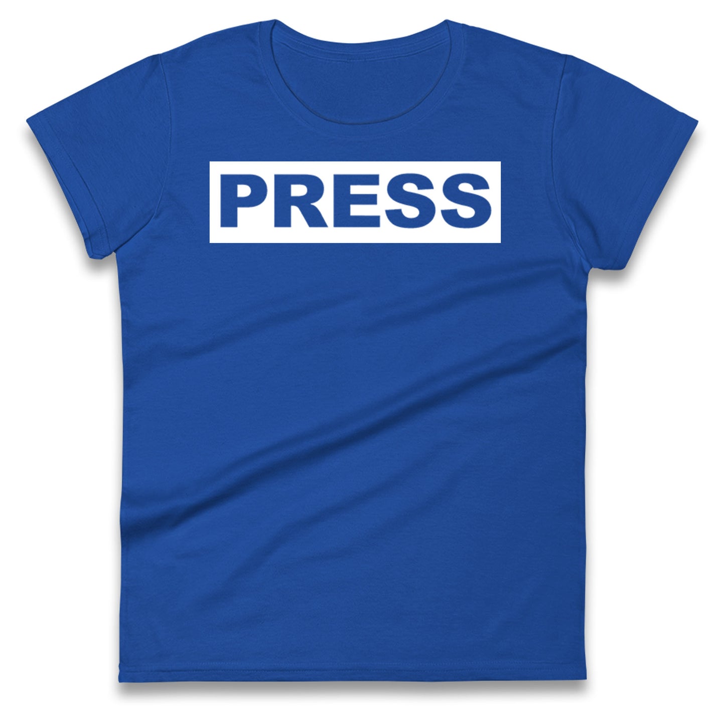 PRESS Palestine Inspired By Journalist Motaz Azaiza Ladies T Shirt