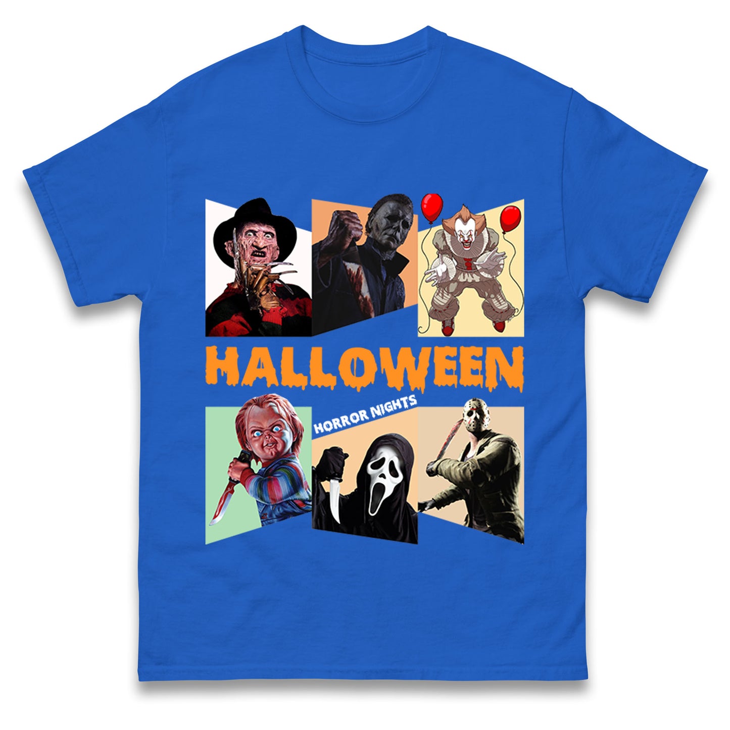 Horror Characters Halloween Horror Nights t shirts