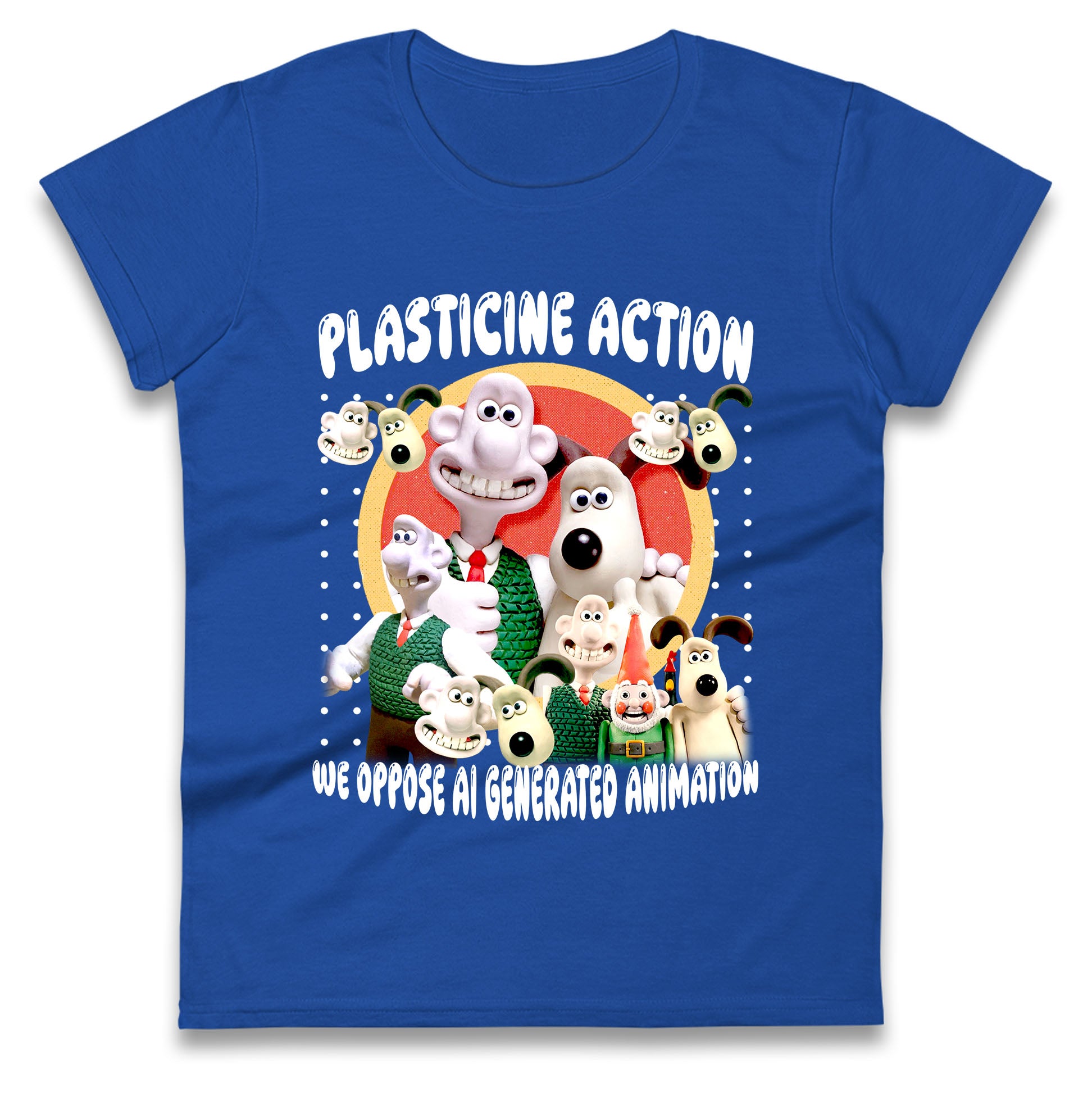 Plasticine Action Figure Ladies T Shirt