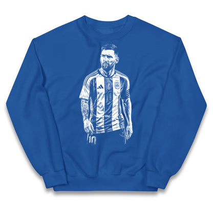 Lionel Messi Argentina Kids Jumper