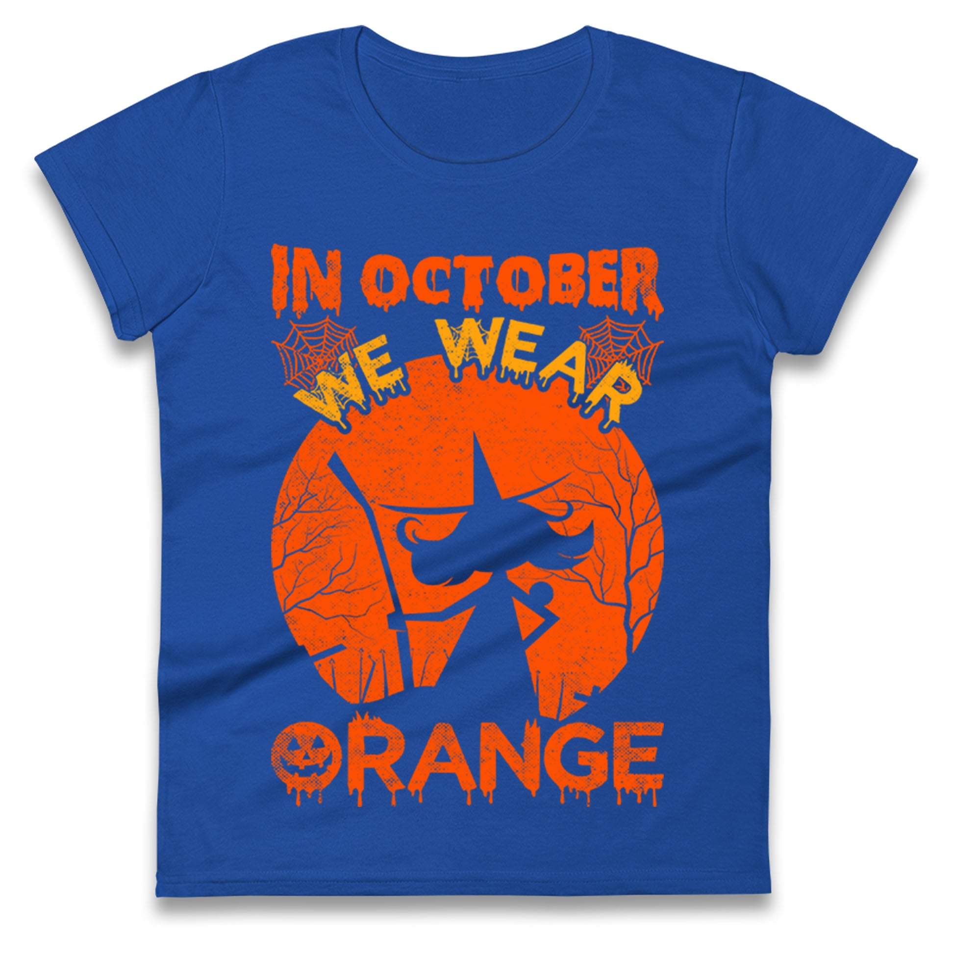 In October We Wear Orange Halloween t shirt
