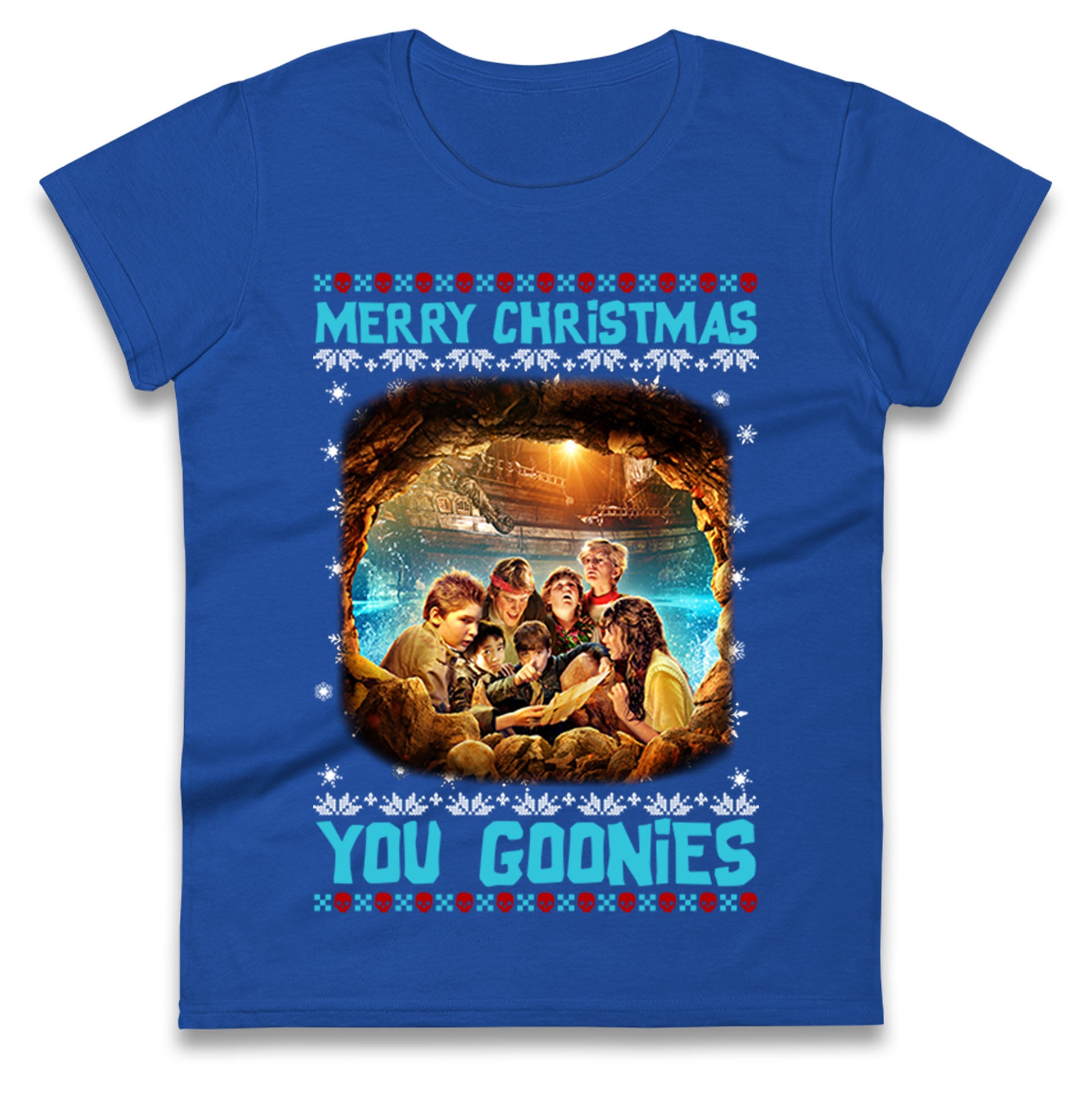 The Goonies Christmas Ladies T Shirt