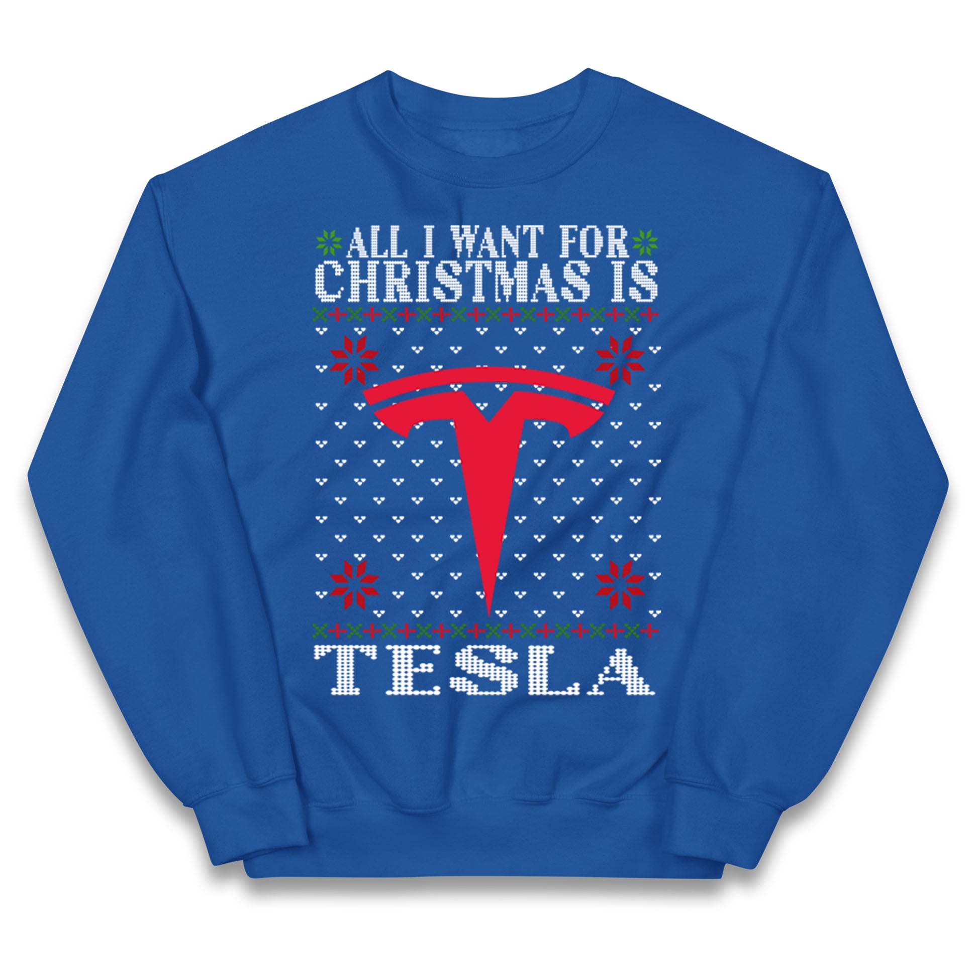 tesla christmas jumper