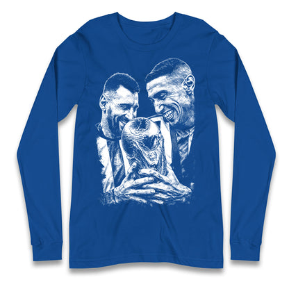 Lionel Messi Angel Di Maria Longsleeve T Shirt