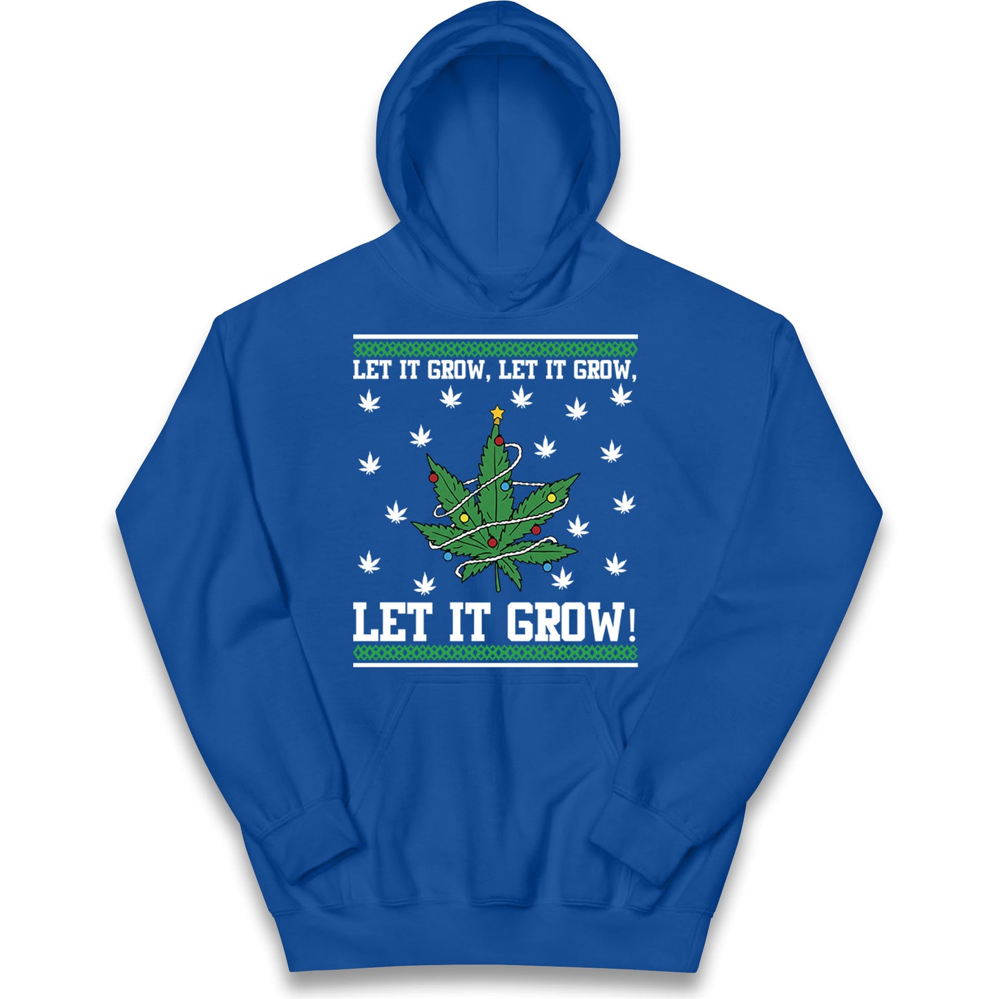 Cannabis Christmas Kids Hoodie