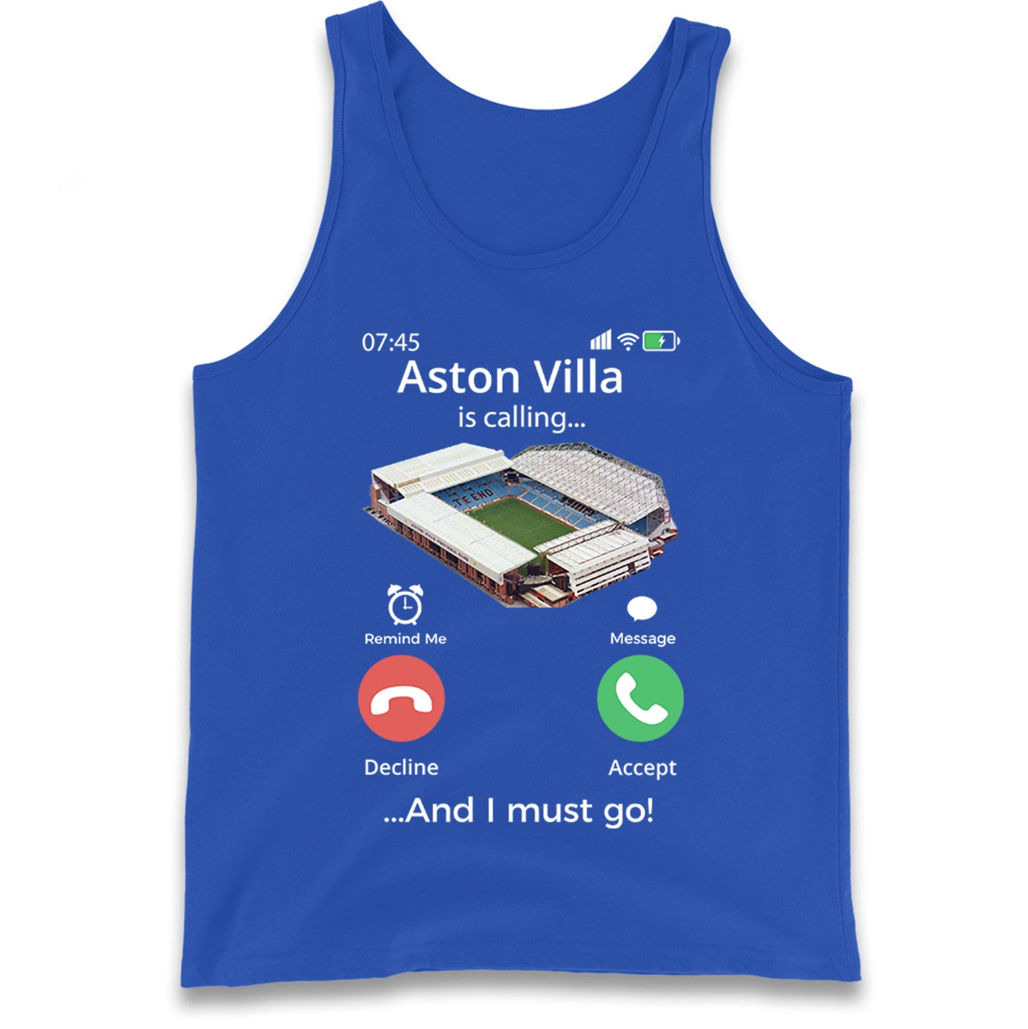 aston villa tank top