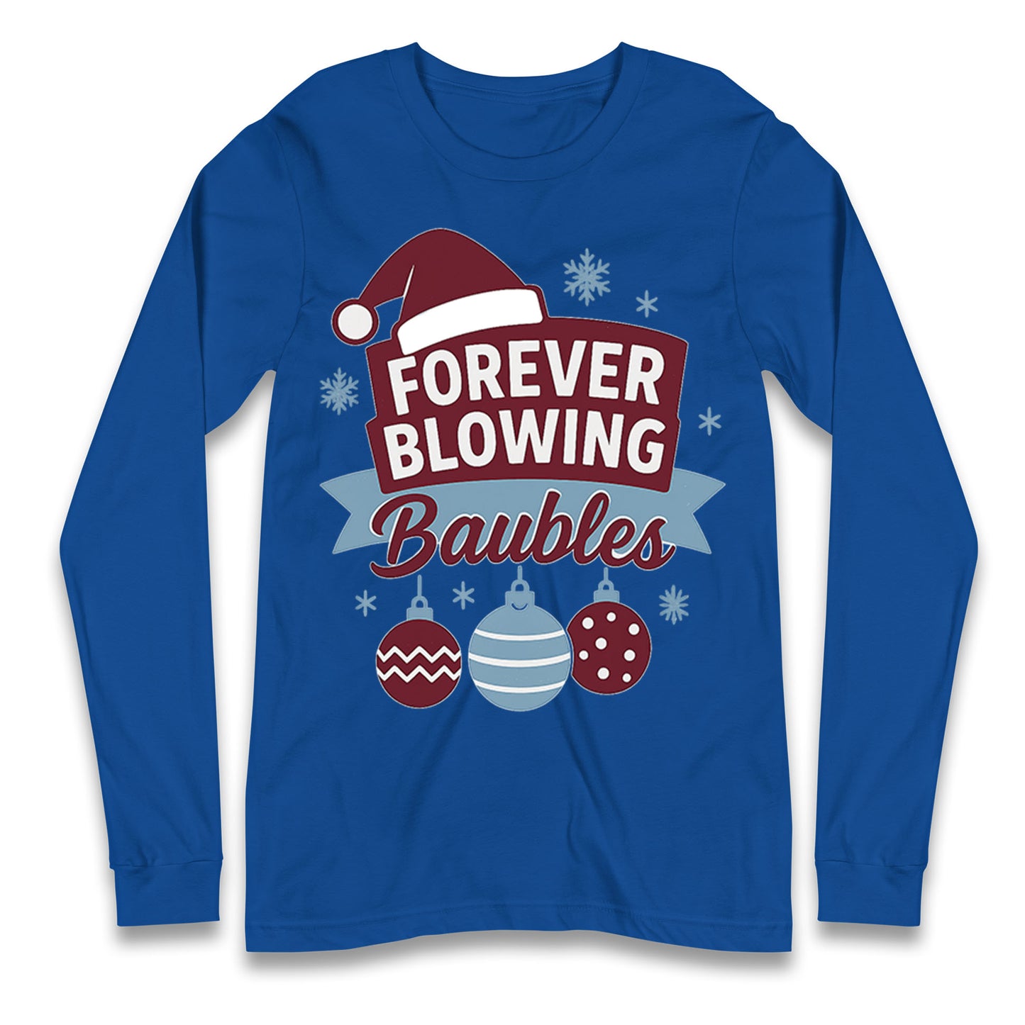 Forever Blowing Baubles West Ham Christmas Long Sleeve Shirt