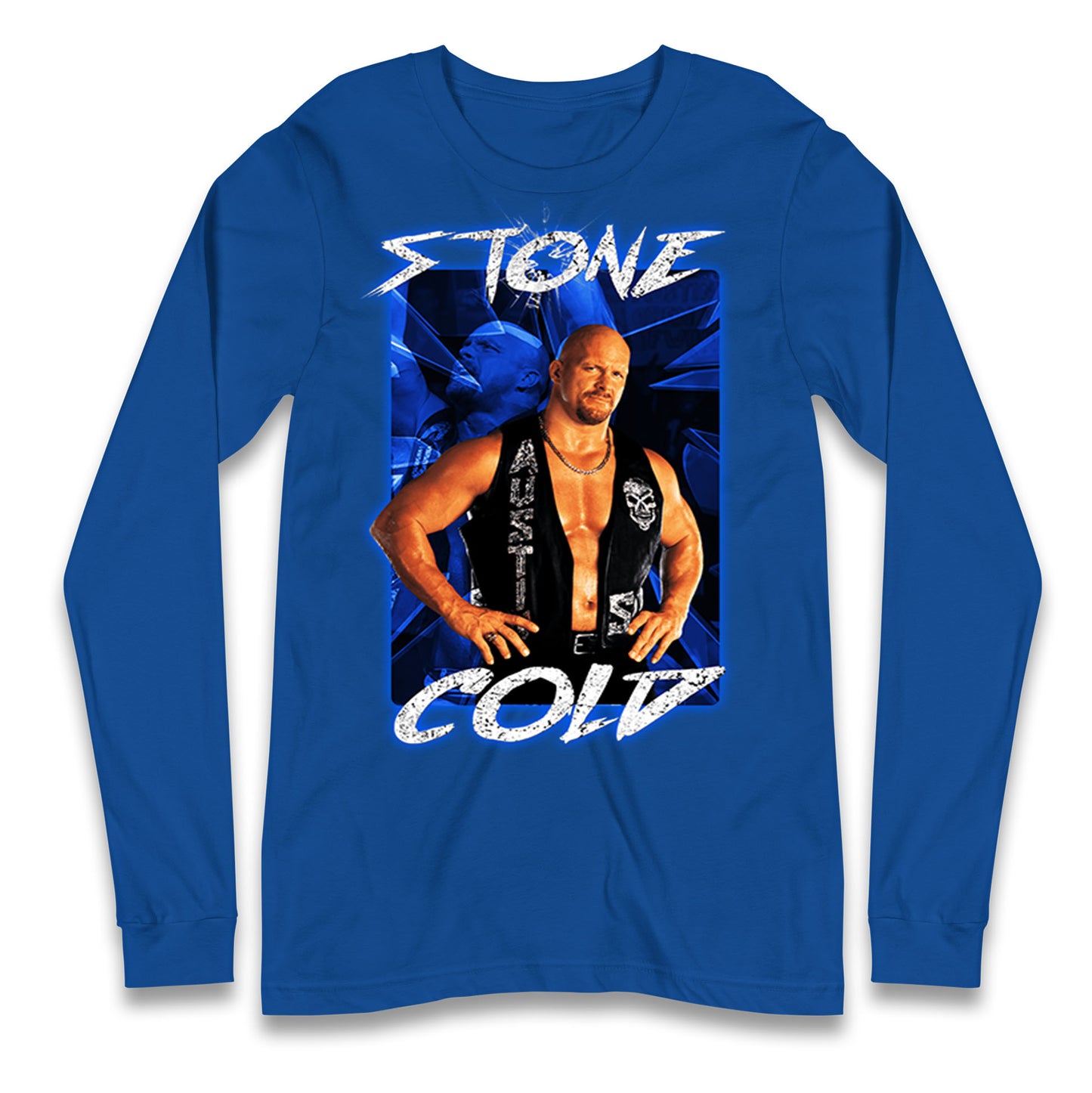 Stone Cold wwe Bootleg Long Sleeve T Shirt