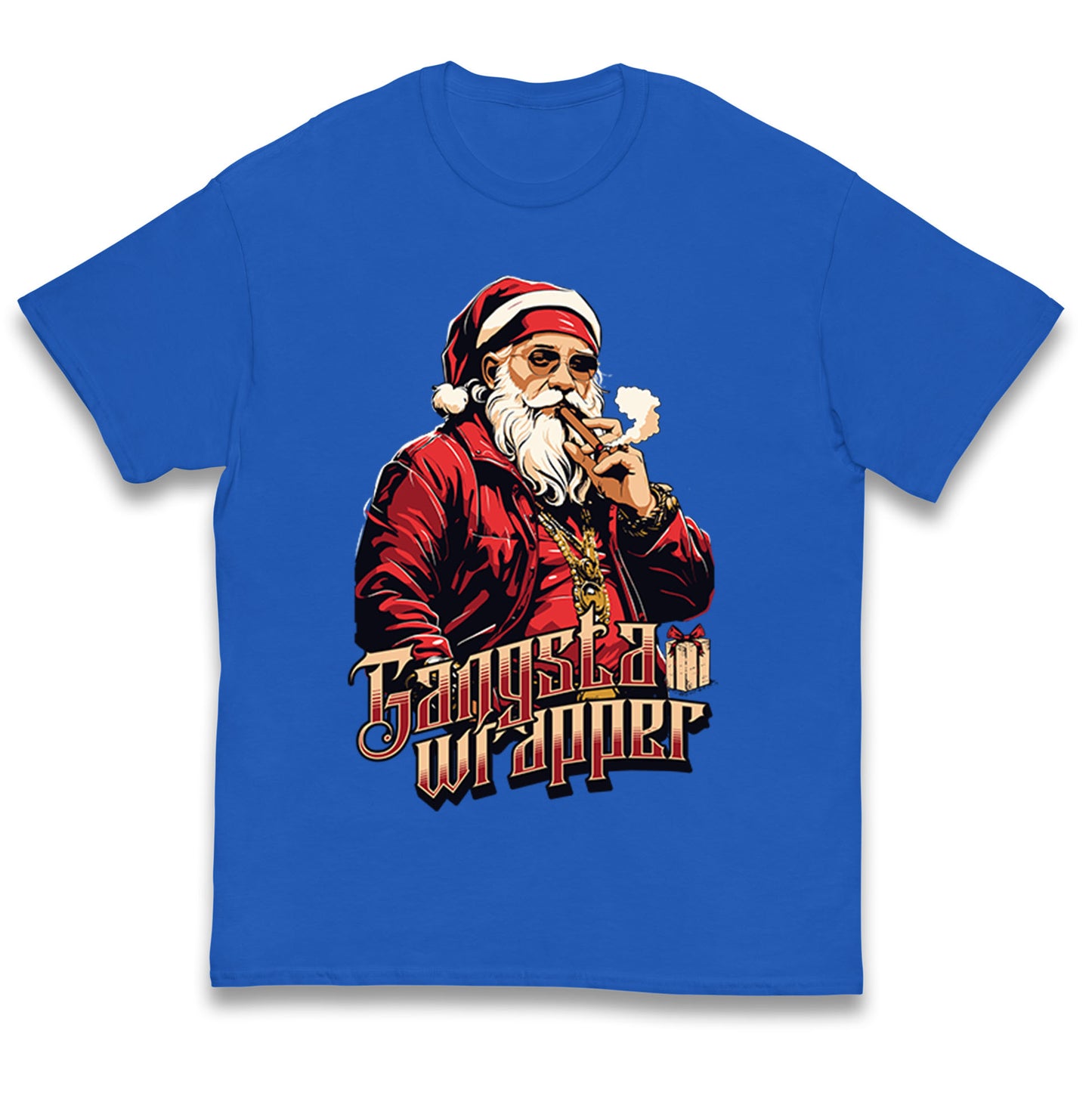 Santa Claus Gangster Kids T Shirt