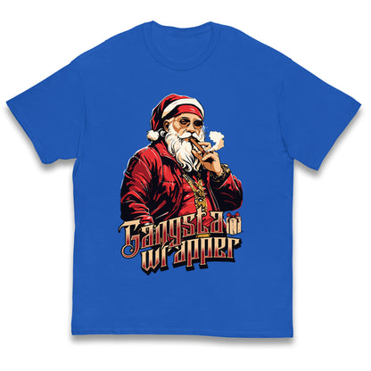 Santa Claus Gangster Kids T Shirt