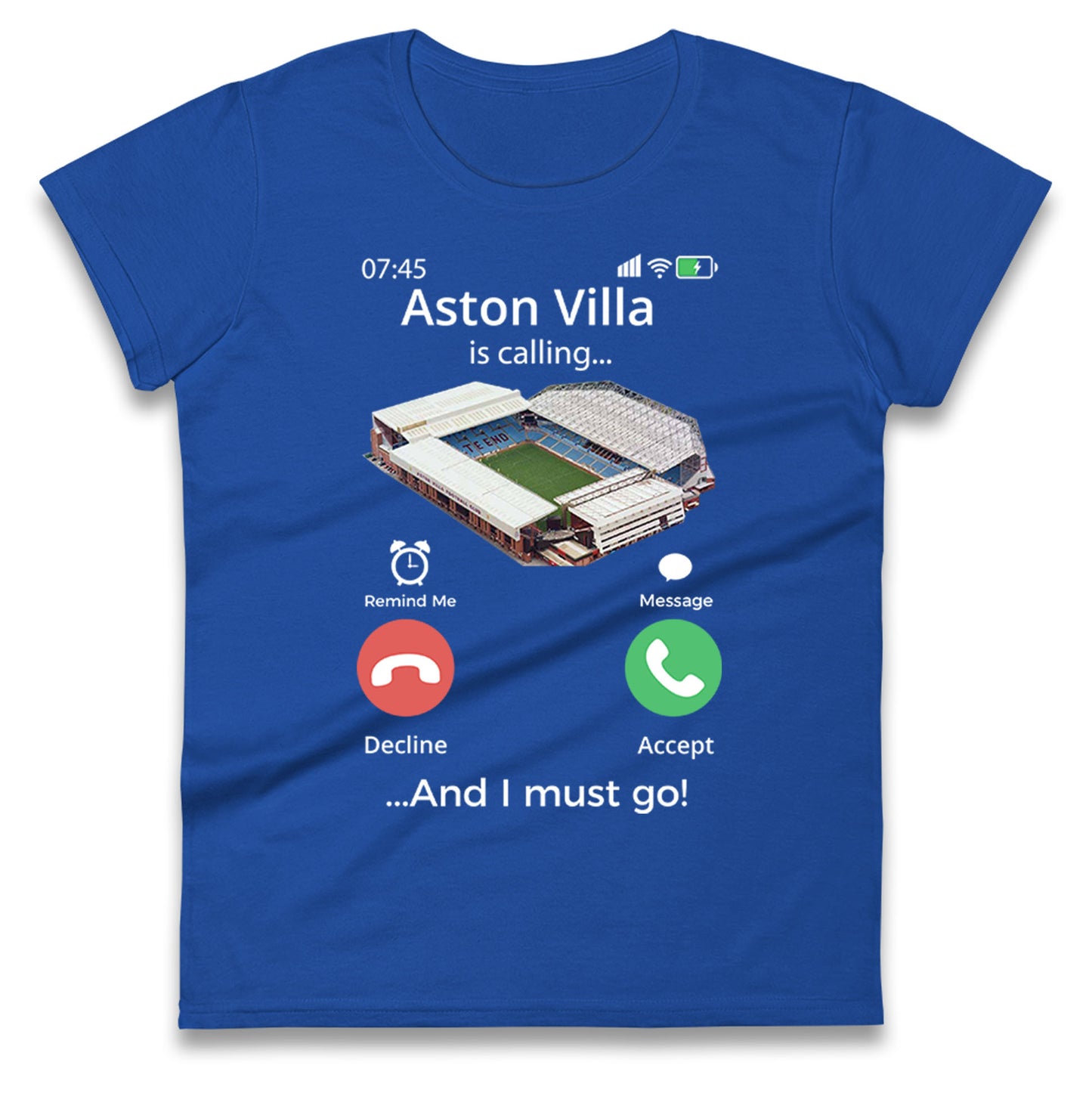 aston villa womens t shirt