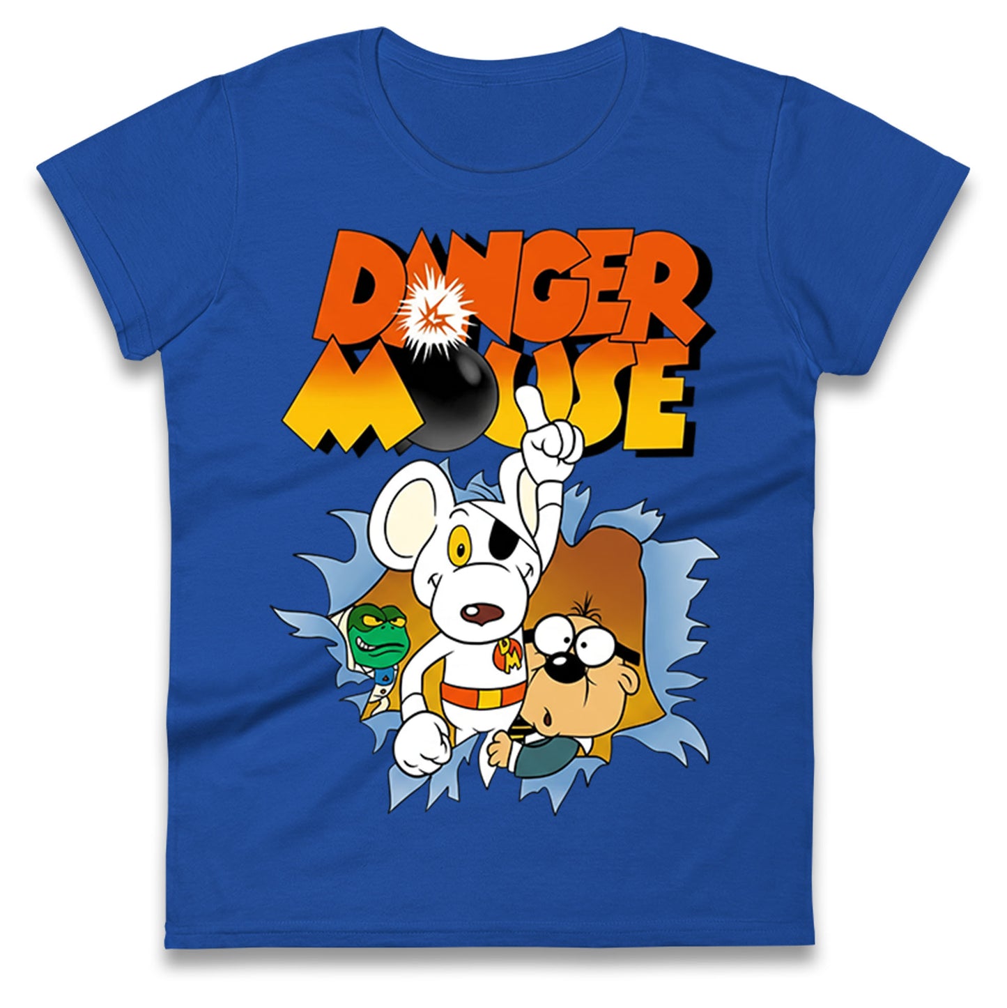 Danger Mouse & Penfold Ladies T Shirt