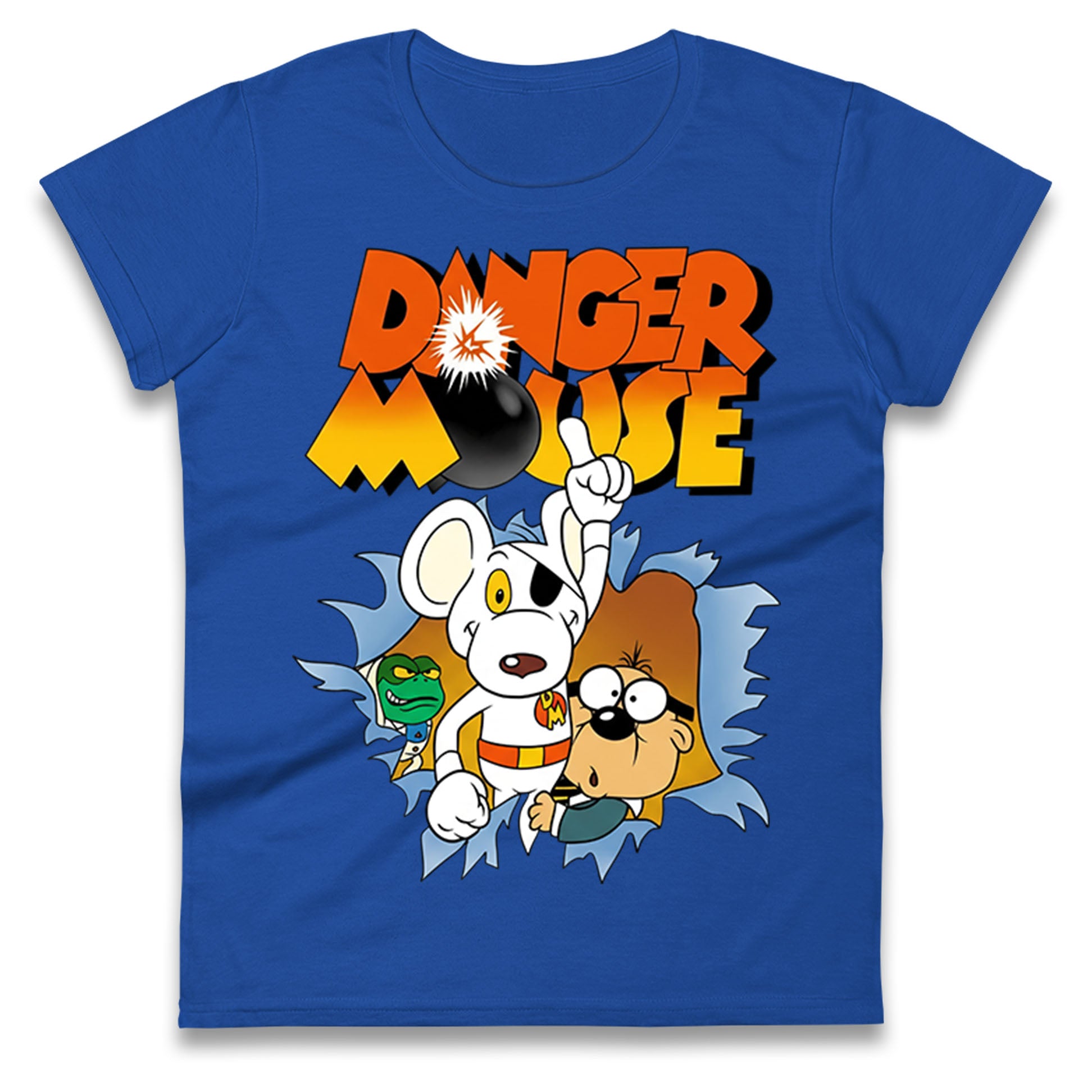 Danger Mouse & Penfold Ladies T Shirt